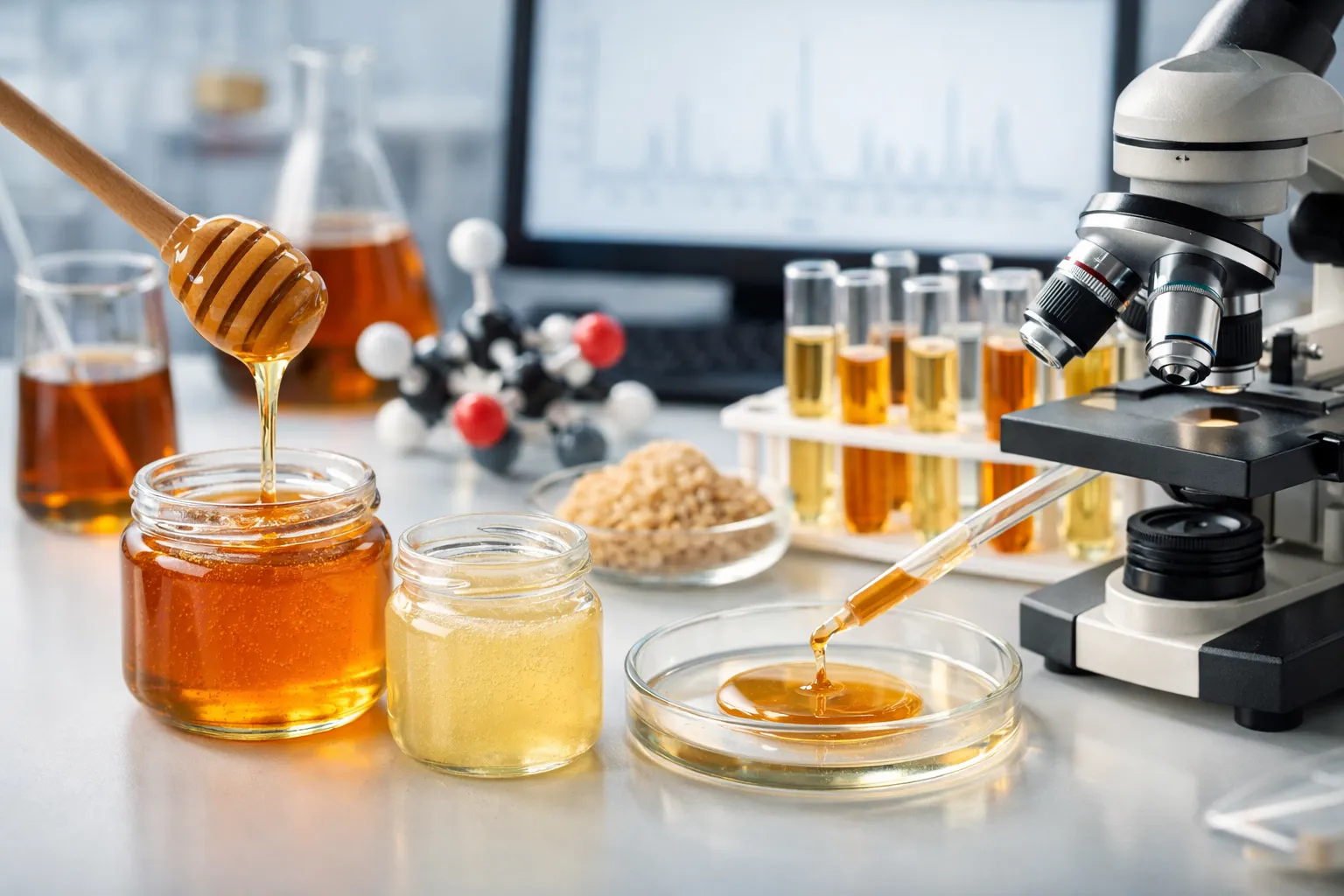 Real honey and fake honey – testing