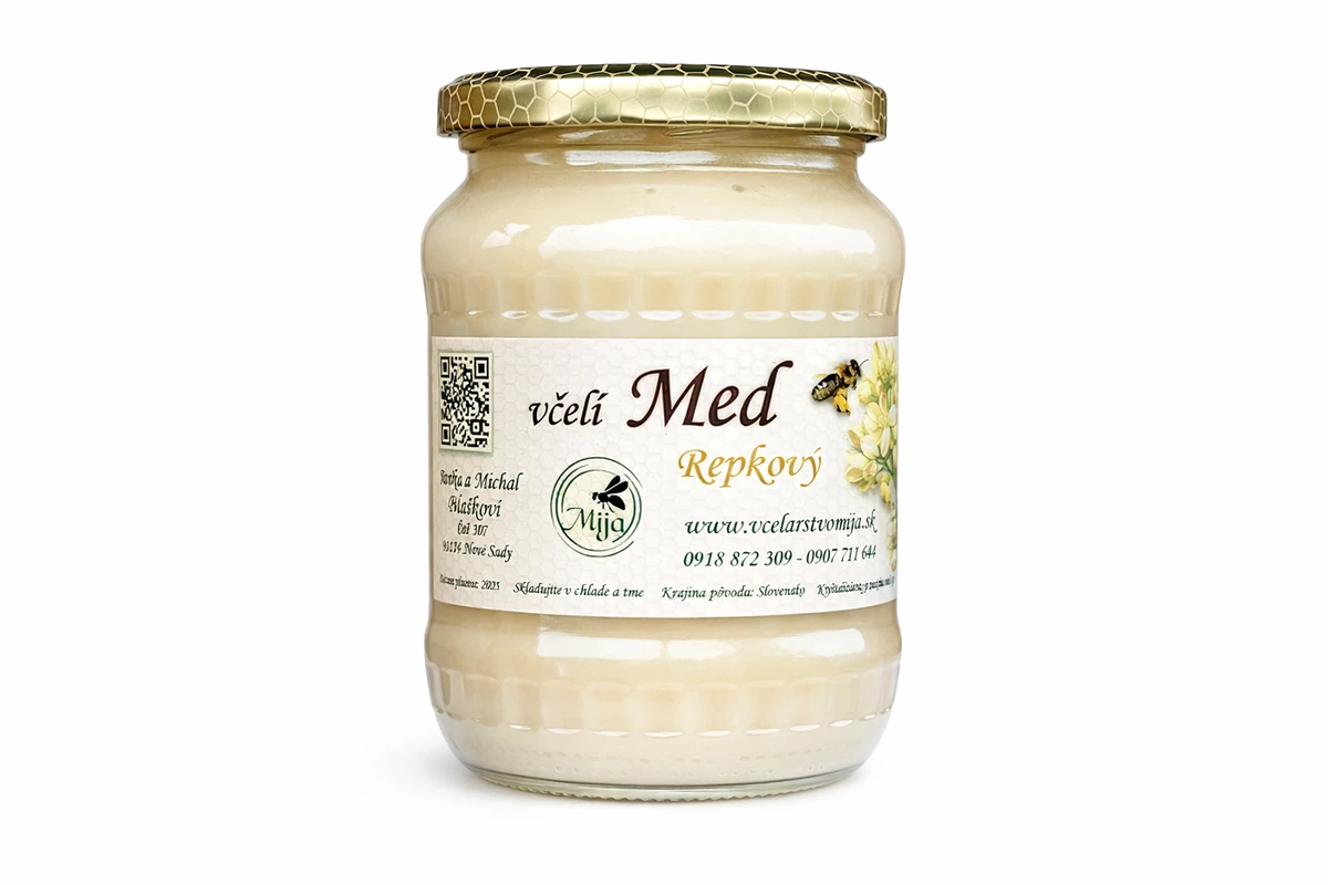 Repkový med – Včelárstvo MIJA